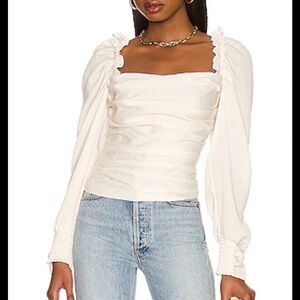 Astr the label Cream Puff Sleeve Top